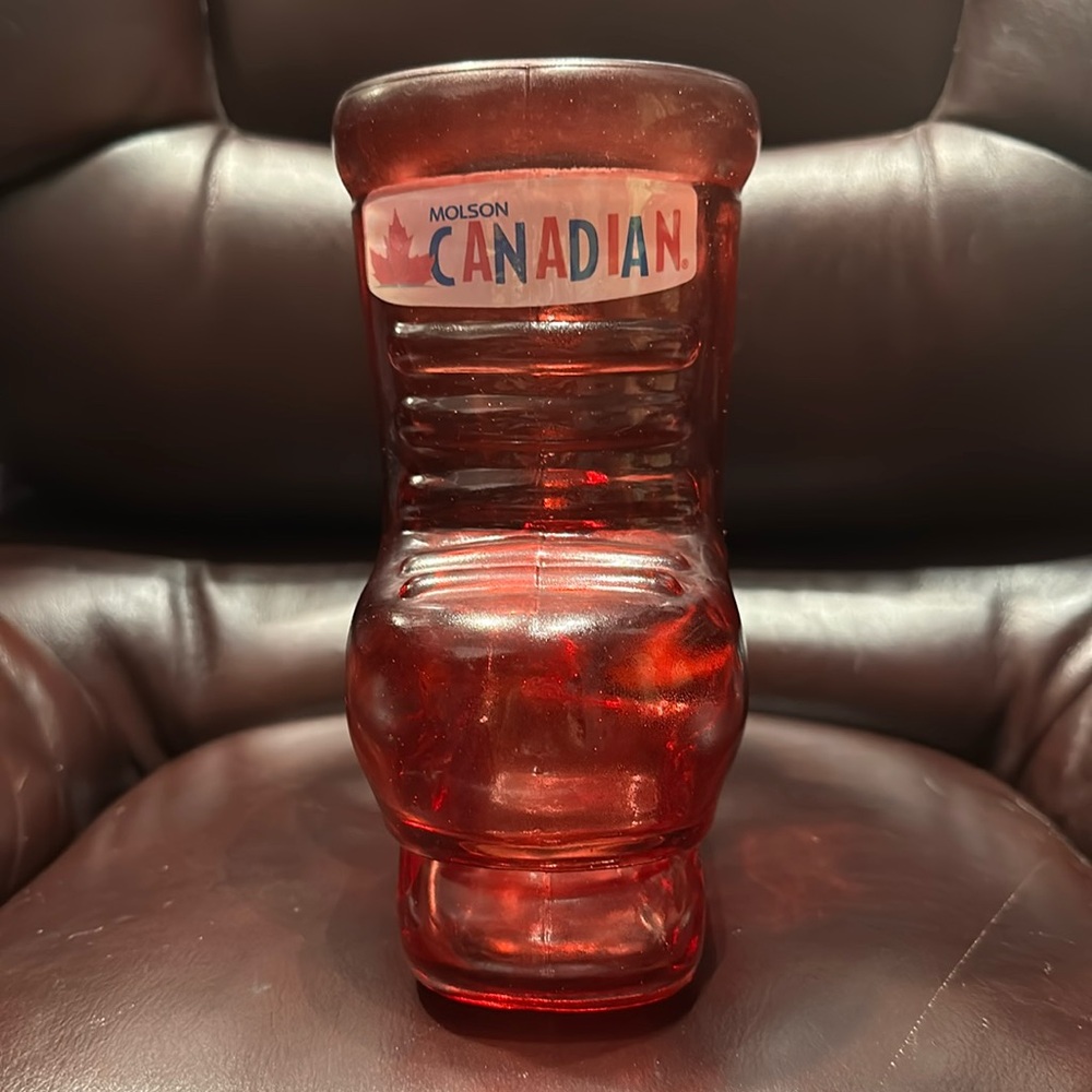 Molson Canadian Hockey Skate Beer Stein